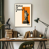 Statue of Liberty Modern Art Cultural Poster