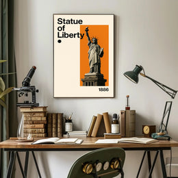 Statue of Liberty Modern Art Cultural Poster