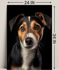 Portrait Of A Dog Poster PosterGoat