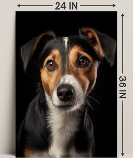 Portrait Of A Dog Poster PosterGoat