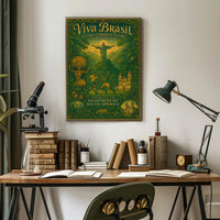 Viva Brasil A Land of Vibrant Culture Poster