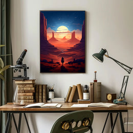 Journey Through The Desert Poster PosterGoat