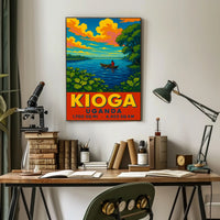 Lake Kioga, Uganda Poster