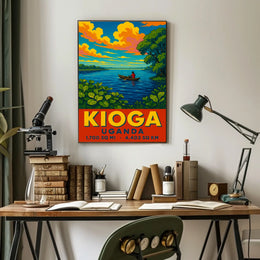 Lake Kioga, Uganda Poster