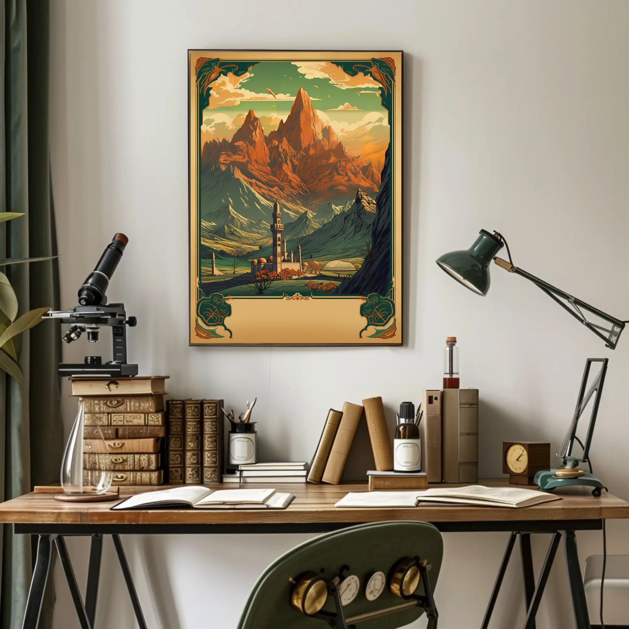 Majestic Mountain Vista Poster