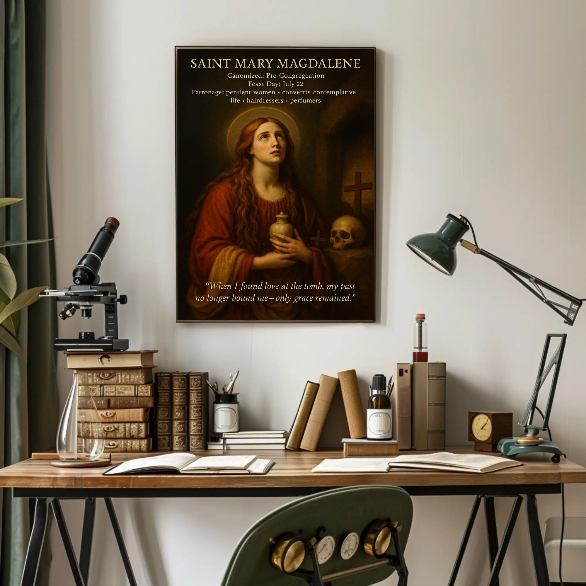 Saint Mary Magdalene Renaissance Art Cultural or Heritage Poster