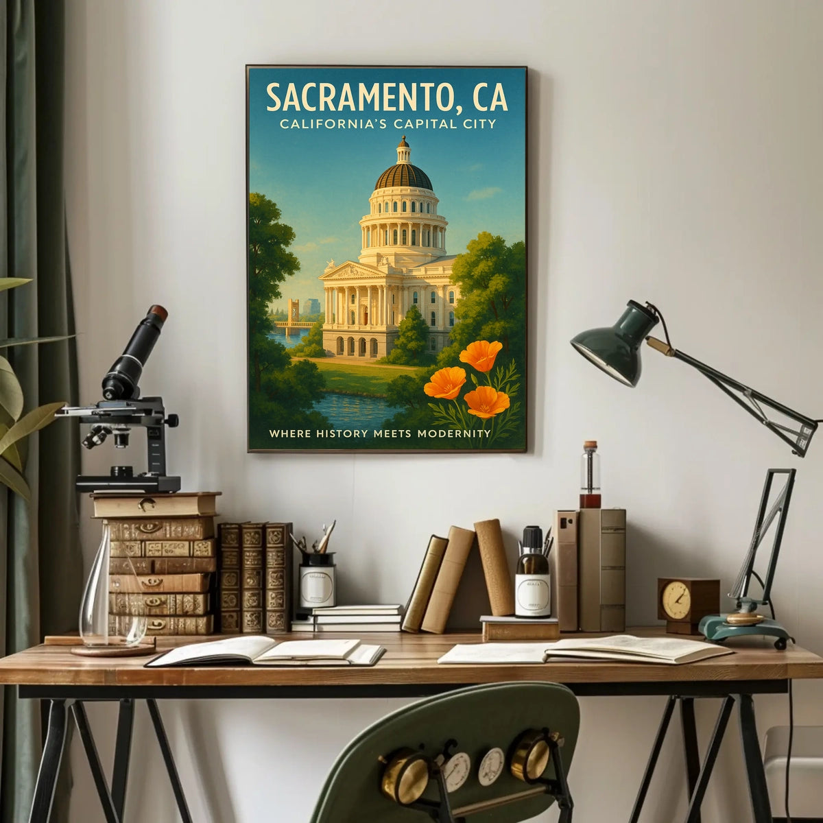 Sacramento, CA Californias Capital City Poster