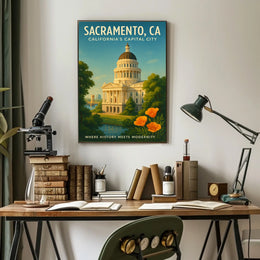 Sacramento, CA Californias Capital City Poster