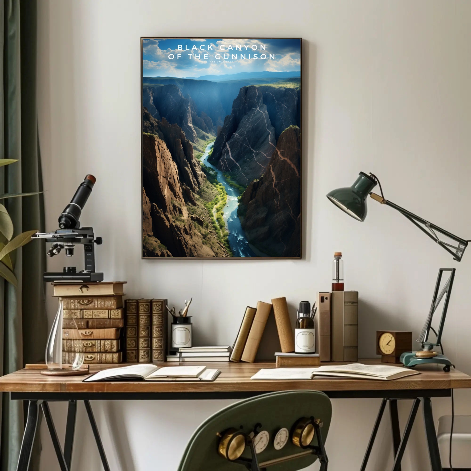 Black Canyon Of The Gunnison Travel Poster