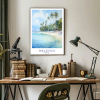Tropical Beach Paradise Poster PosterGoat