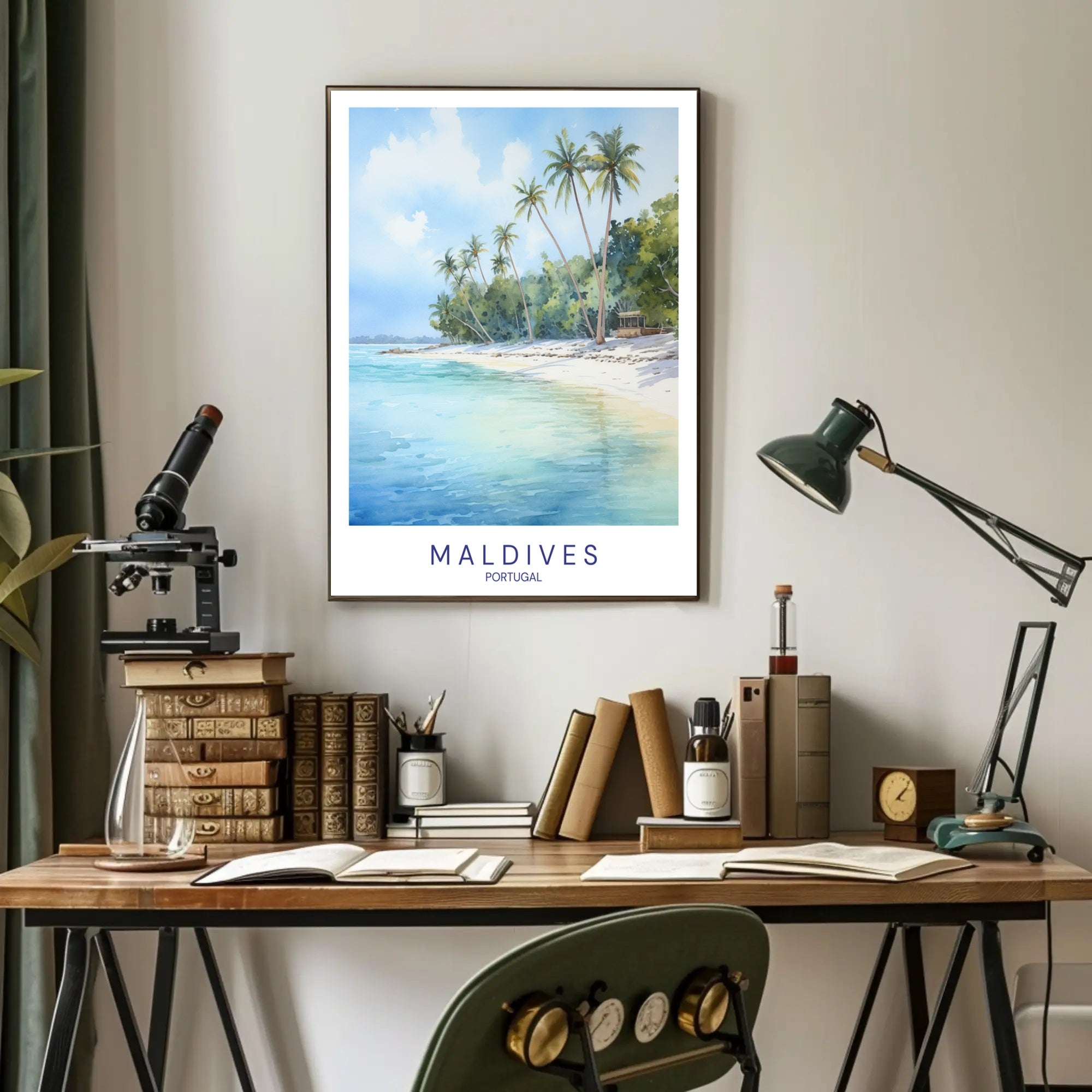 Tropical Beach Paradise Poster PosterGoat