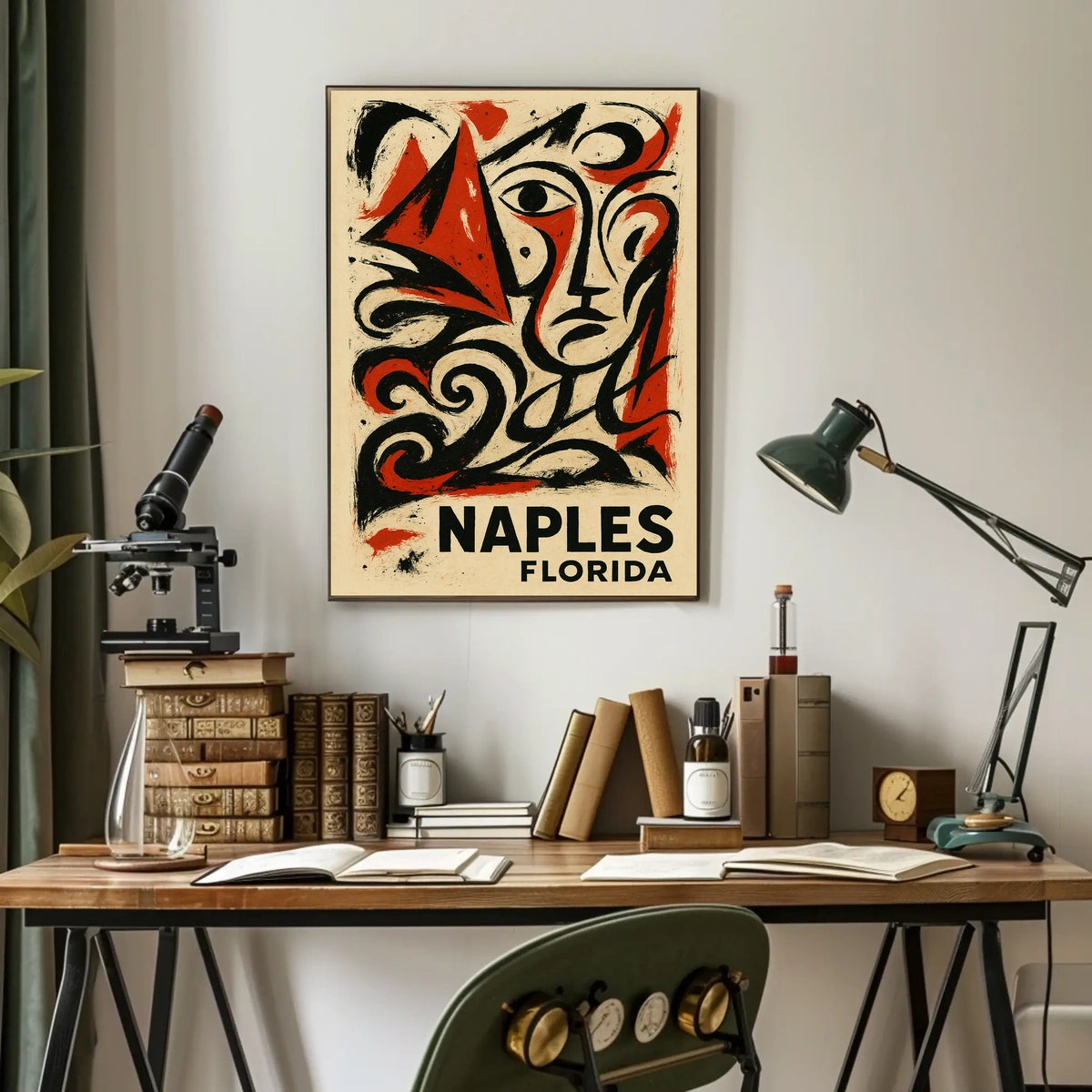 Naples Florida Artistic Expression Poster Wall Art Decor