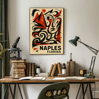 Naples Florida Artistic Expression Poster Wall Art Decor
