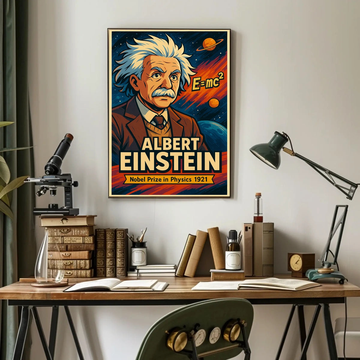 Albert Einstein Nobel Prize In Physics Poster