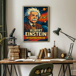 Albert Einstein Nobel Prize In Physics Poster