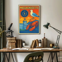 Massachusetts Scenic Poster PosterGoat