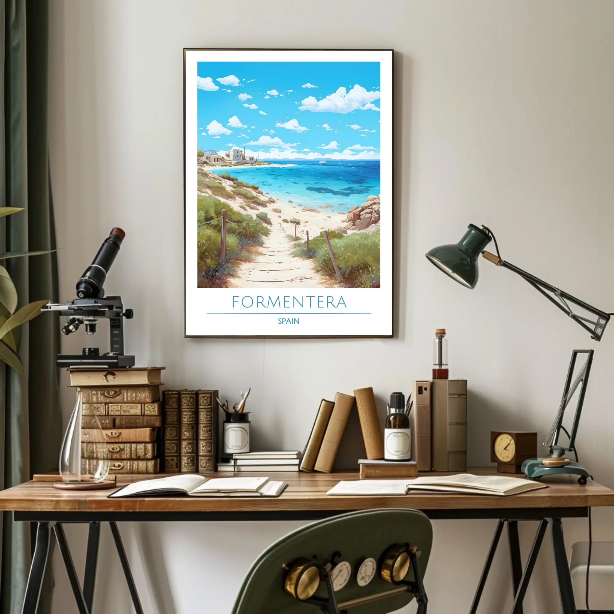 Formentera Serenity Travel Poster