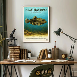 Hillstream Loach Sewellia lineolata Poster PosterGoat