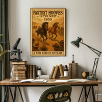 Fastest Hooves in the West Poster