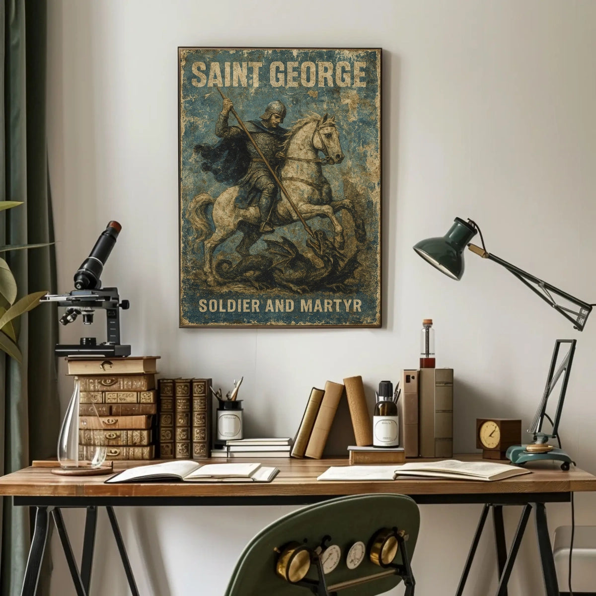 Saint George Soldier And Martyr Poster