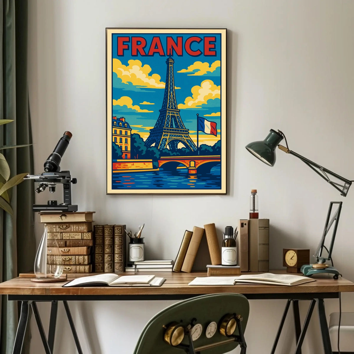 France Travel Poster