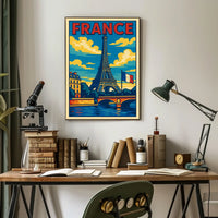 France Travel Poster
