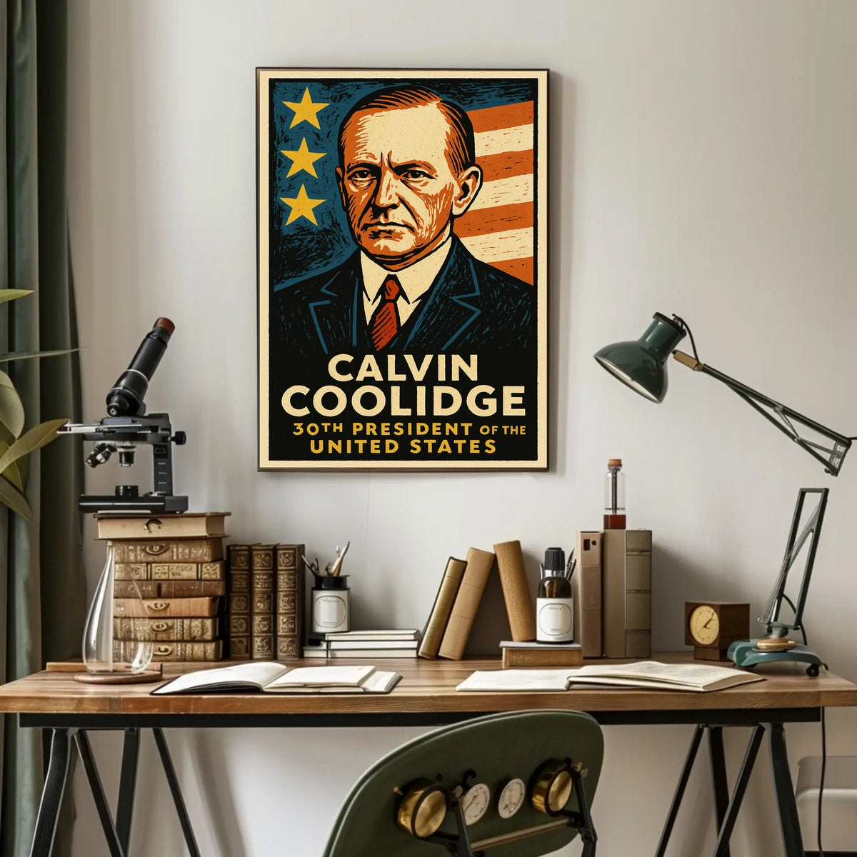 Calvin Coolidge 30th President Poster