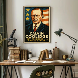 Calvin Coolidge 30th President Poster
