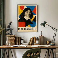 Rene Descartes Enlightenment Philosophy Art Poster