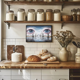Surrealistic Eyescape Dreamscape Wall Art - Abstract or Artistic Poster