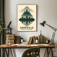 Asheville Reflections Poster