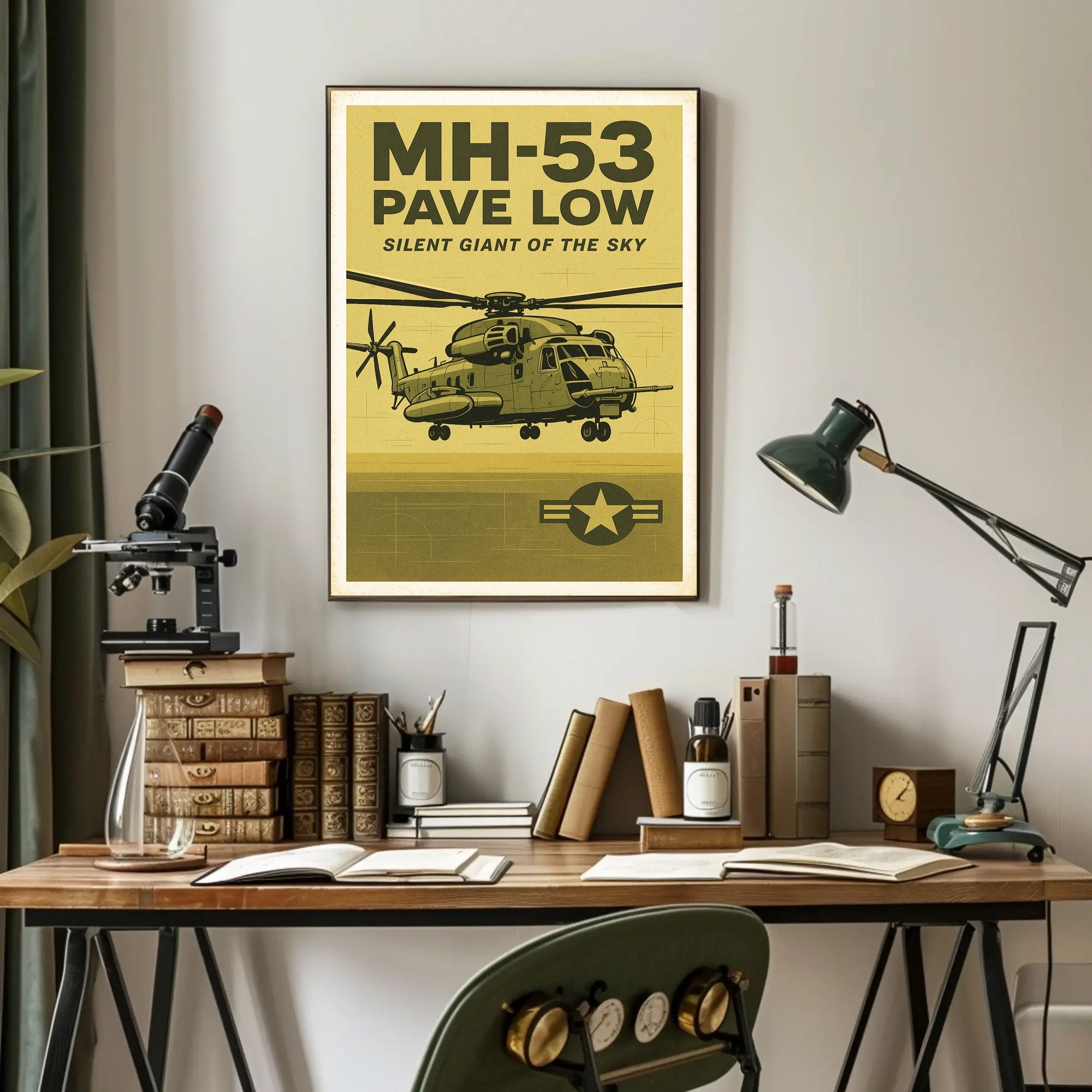 MH-53 Pave Low Silent Giant of the Sky Poster