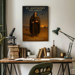 St. Anthony Desert Reverence Cultural or Heritage Poster PosterGoat