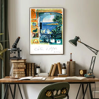 Côte DAzur Artistic Impression Poster