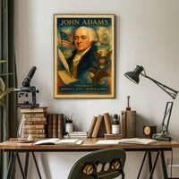 John Adams 2nd President Poster