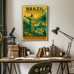 Brazil Embrace the Vibrancy Poster