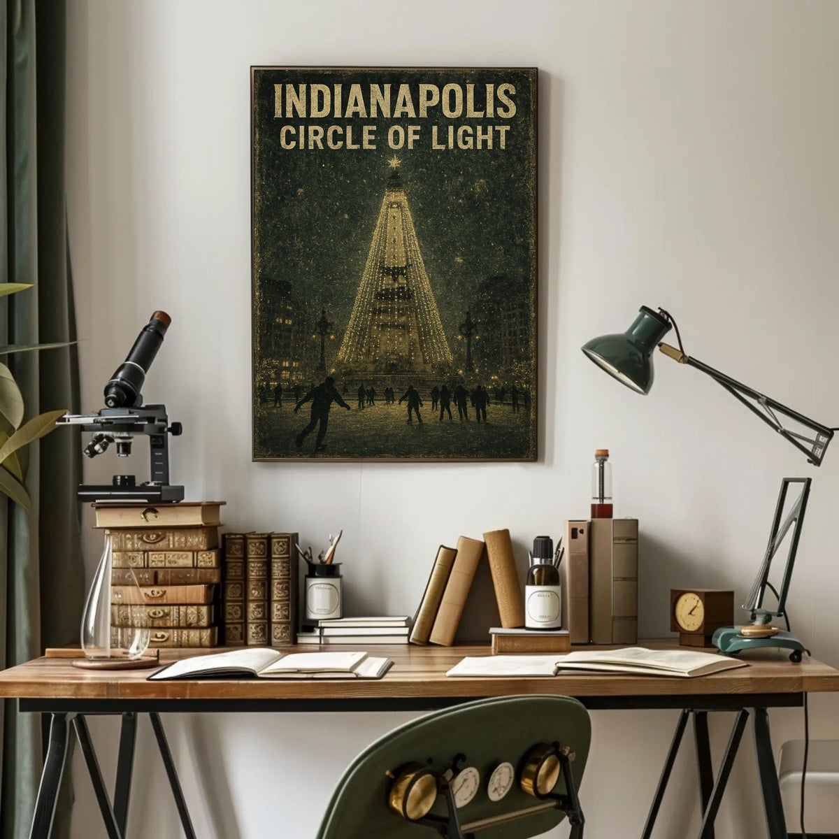 Indianapolis Circle Of Light Poster
