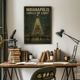 Indianapolis Circle Of Light Poster