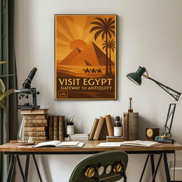 Visit Egypt Gateway to Antiquity Poster