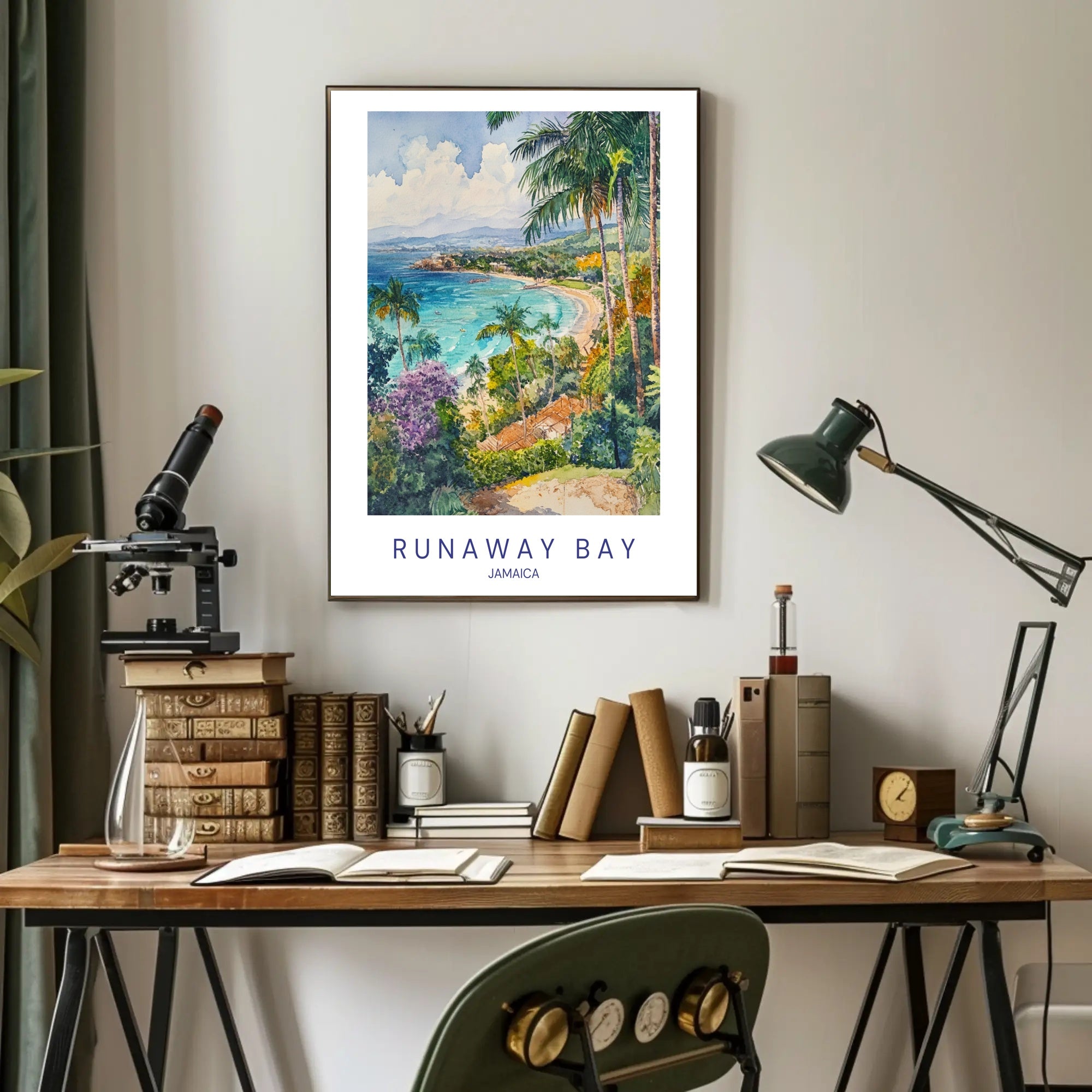 Runaway Bay Paradise Poster PosterGoat
