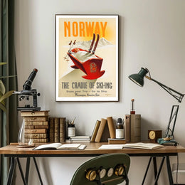 The Cradle Of Skiing Poster