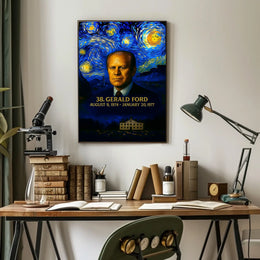 Gerald Ford 38th President of the United States Presidential Masterpiece Series Poster