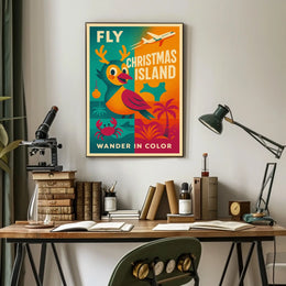 Fly to Christmas Island Poster