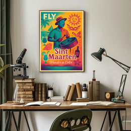 Fly To Sint Maarten Poster