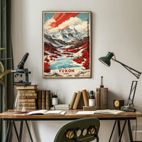 Yukon Wilderness Adventure Travel Poster