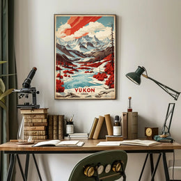 Yukon Wilderness Adventure Travel Poster