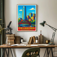 Oklahoma City Skyline Poster