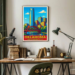 Oklahoma City Skyline Poster
