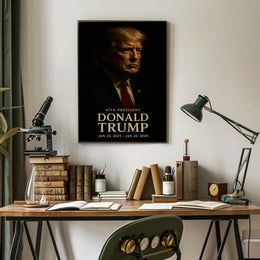 Donald Trump Contemplative Portrait Classical Poster