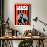 Marlo The Great Vintage Performer Historical Poster